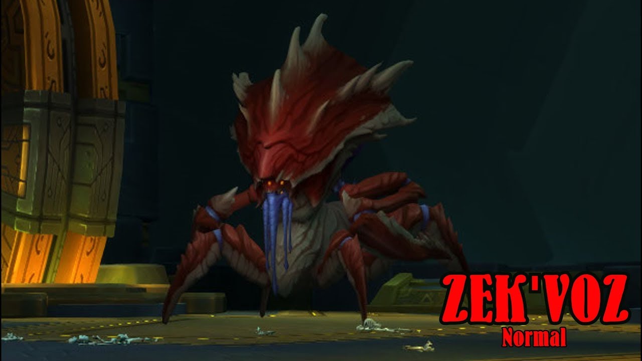 WoW Battle for Azeroth - Uldir Raid Guide - Zek'voz (Normal) - Horde BM Hunter PoV