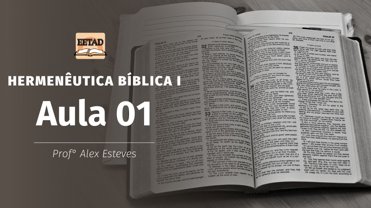 ABORDAGEM À COMPREENSÃO I PR. ALEX ESTEVES