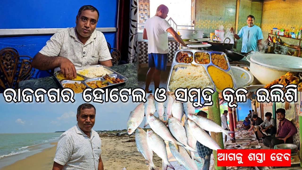 ପୁରୁଣା ହୋଟେଲ ଖାଇବା 😋 Rajnagar ସମୁଦ୍ର କୂଳ ଇଲିଶି ଆଗକୁ ହେବ ଶସ୍ତା l Gouranga Nayak Odia Vlogs 