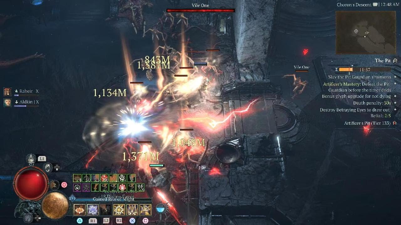 Diablo 4 S11 - Paladin 133 Pit Clear - NO GRANDFATHER SANCTIFICATION!