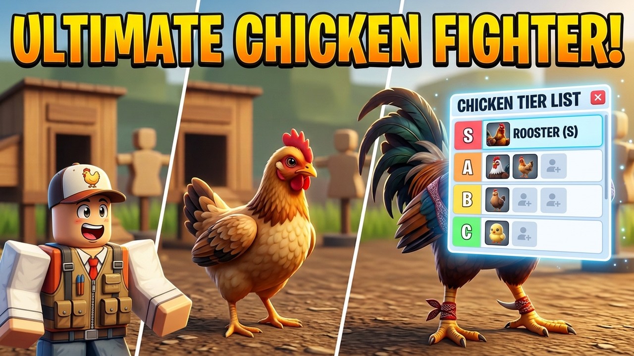 ROBLOX | GROW A CHICKEN FIGHTER | I Ranked the BEST Chickens! 🔥 Tier List