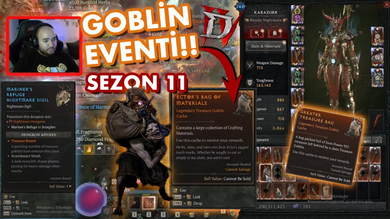 DAKİKADA 100 GOBLİN! 💰 Diablo 4 | Season 11 | Goblin Eventi En Hızlı Farm Rotası