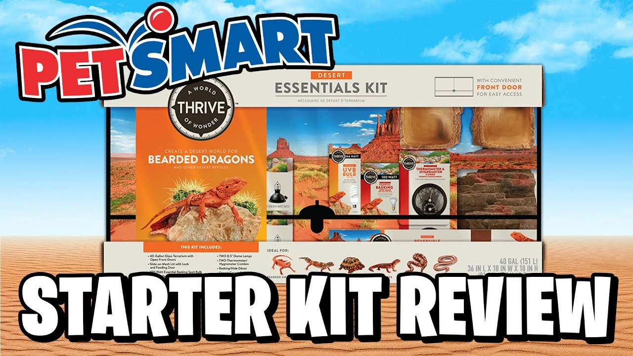Обзор стартового набора Petsmart Thrive Bearded Dragon