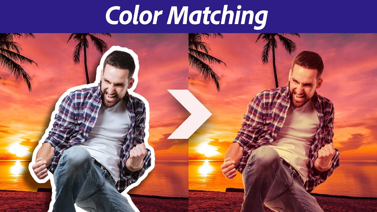 Color Matching para ambientação de cor no Photoshop