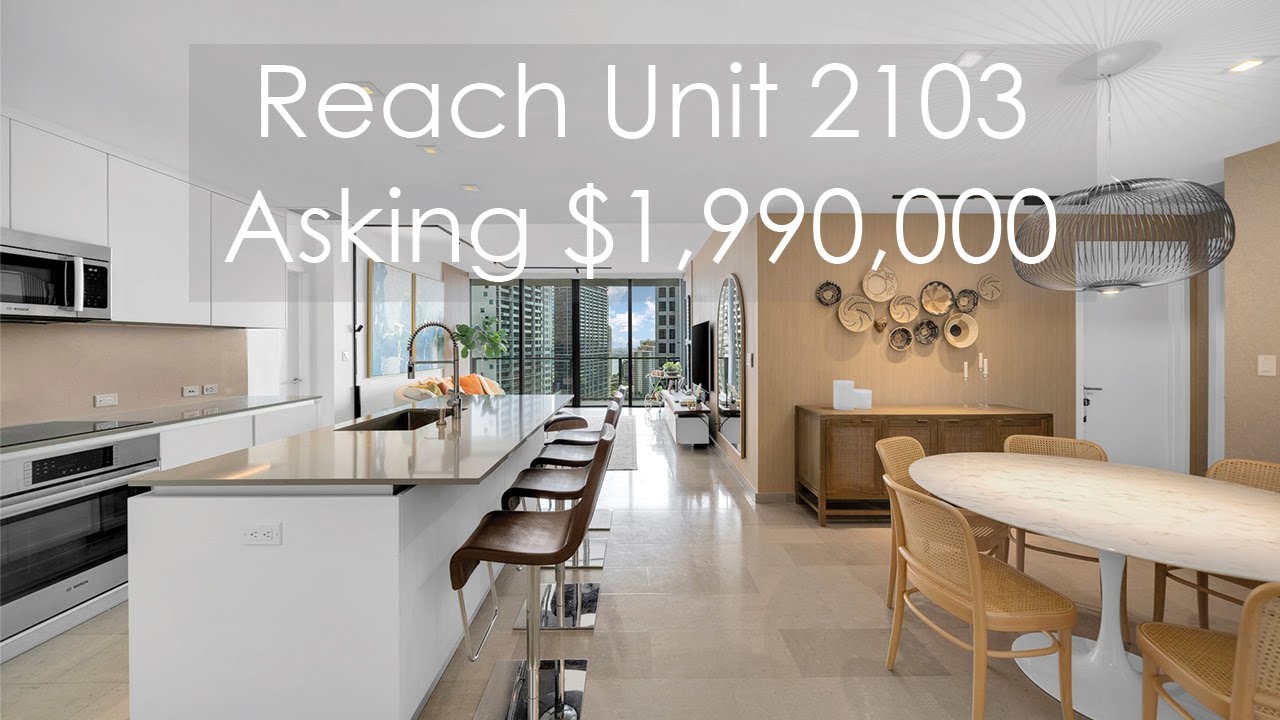 Reach Brickell City Centre Unit 2103 For Sale - Asking $1,990,000