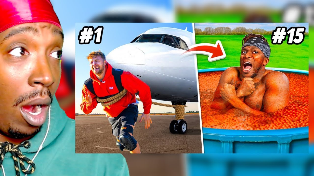 SIDEMEN BREAK THE WEIRDEST WORLD RECORDS (REACTION)