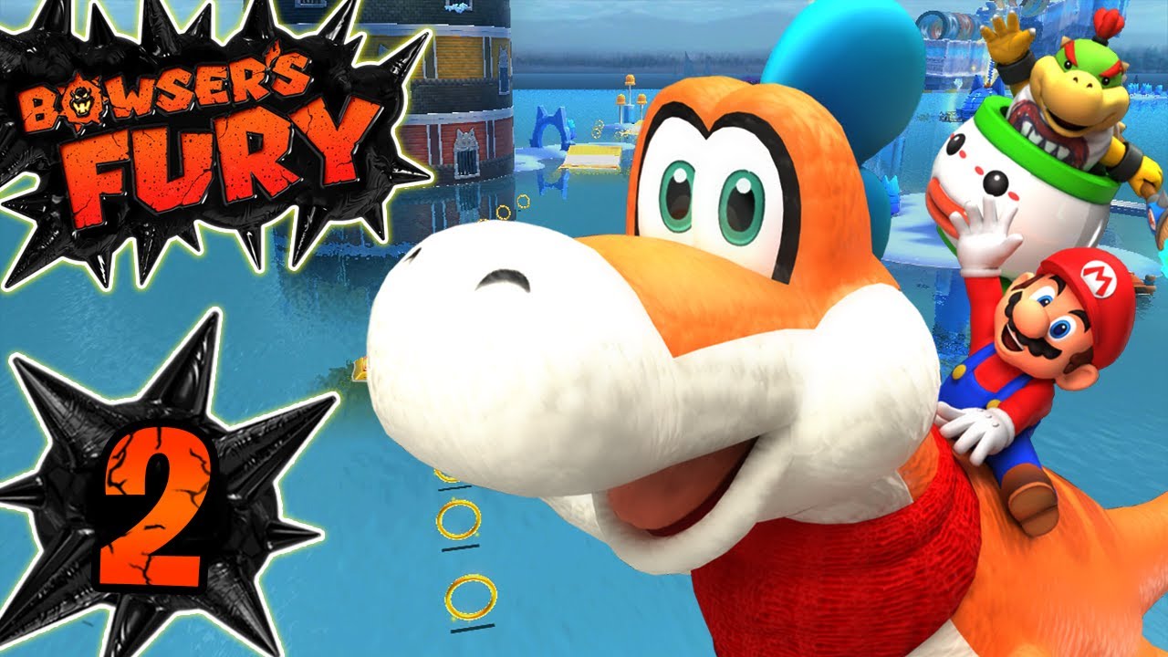 BOWSER'S FURY!! !! ICE WORLD LOTS OF WORK LIGHTHOUSE!! WALKTHROUGH # 2