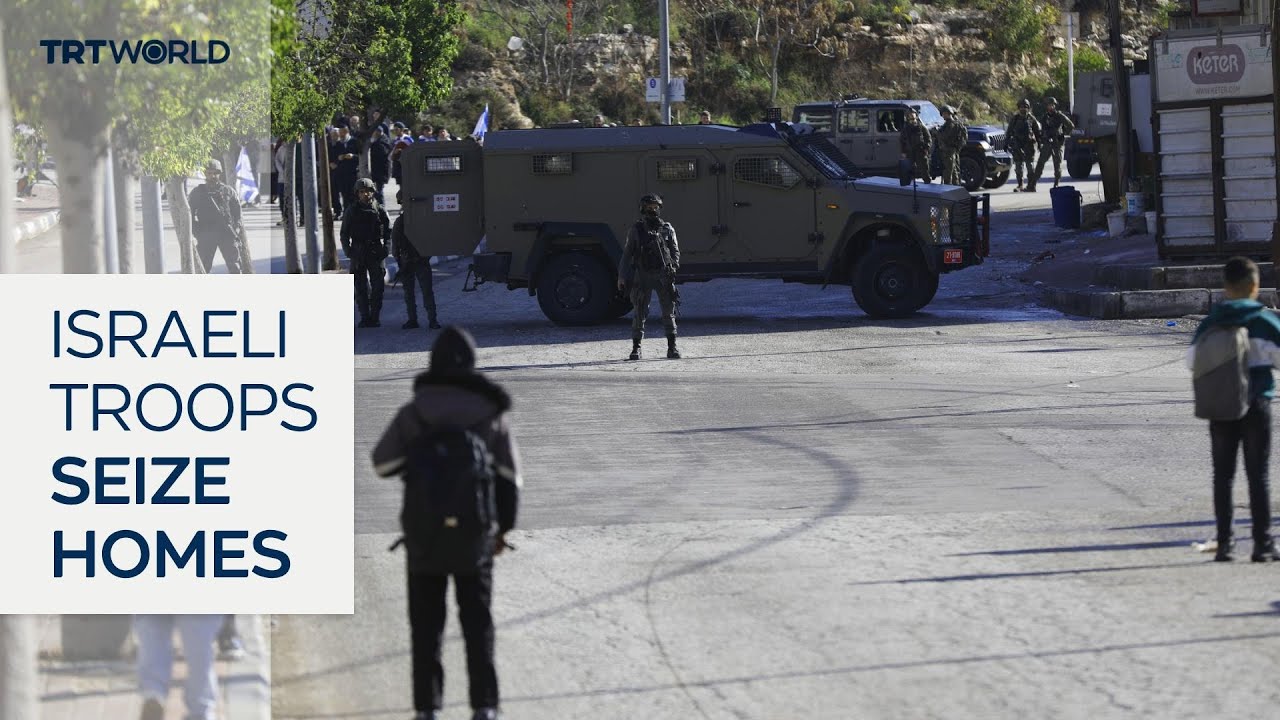 Israeli forces seize Palestinian homes in the occupied West Bank
