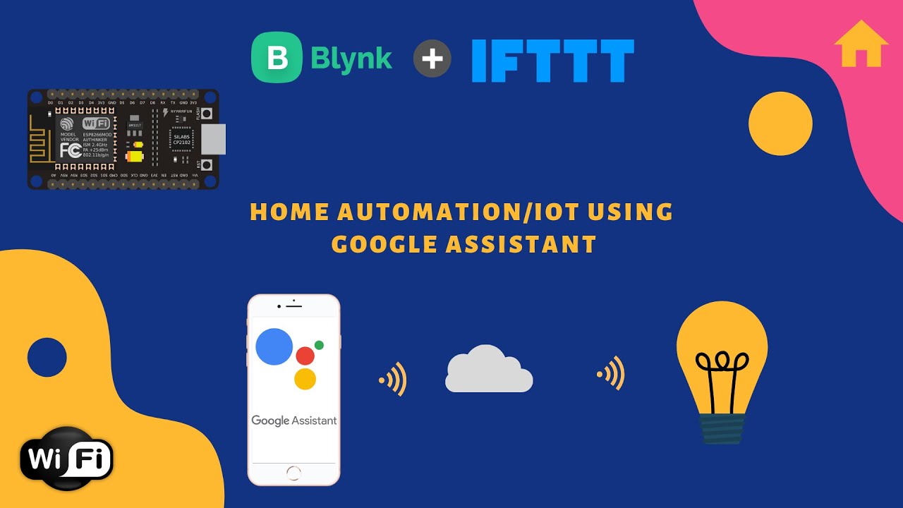 Control Home Appliances Using  Node MCU and Google Assistant | IOT | Blynk | IFTTT | DIY Project