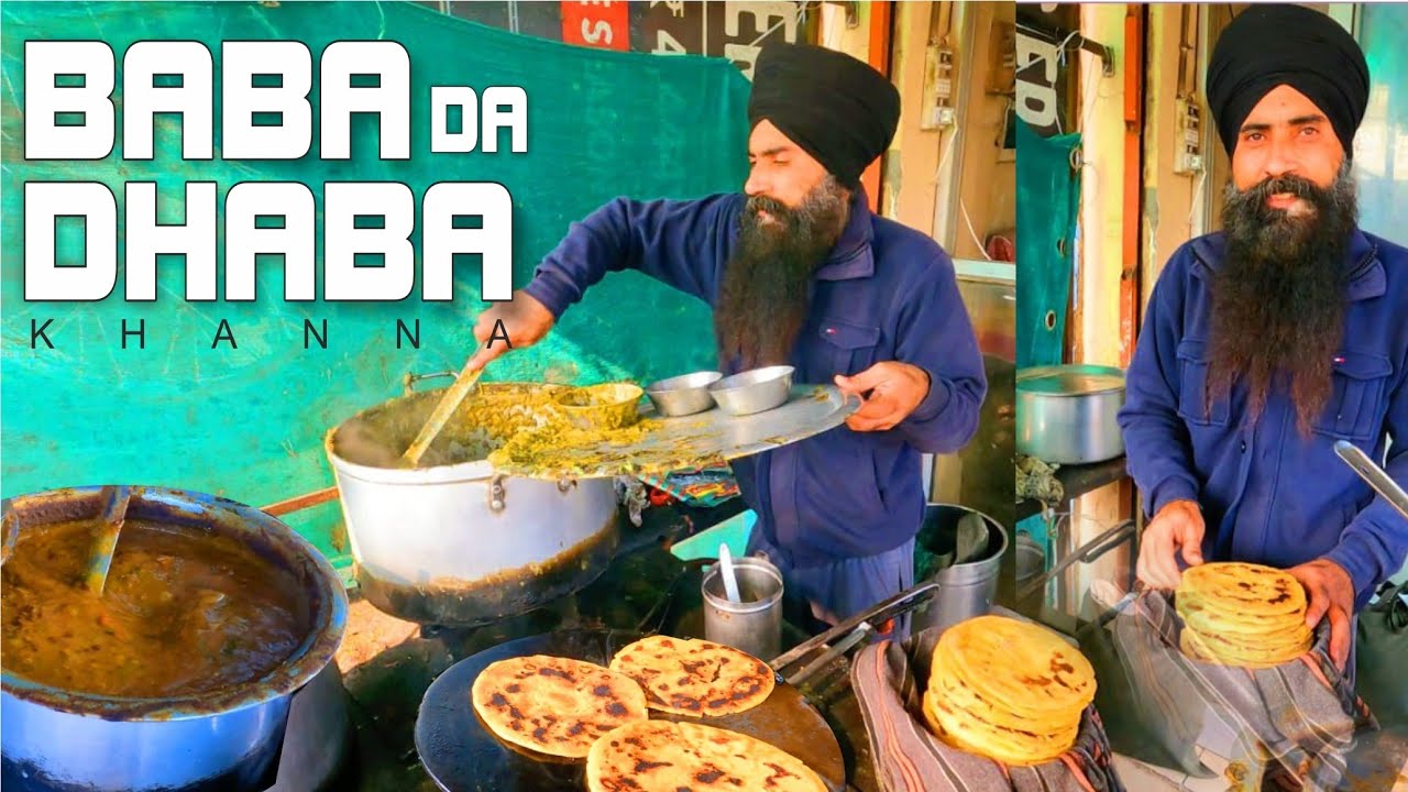 All Season Saag Makki di Roti  | Baba ka Dhaba  | Indian Street Food Sirhind