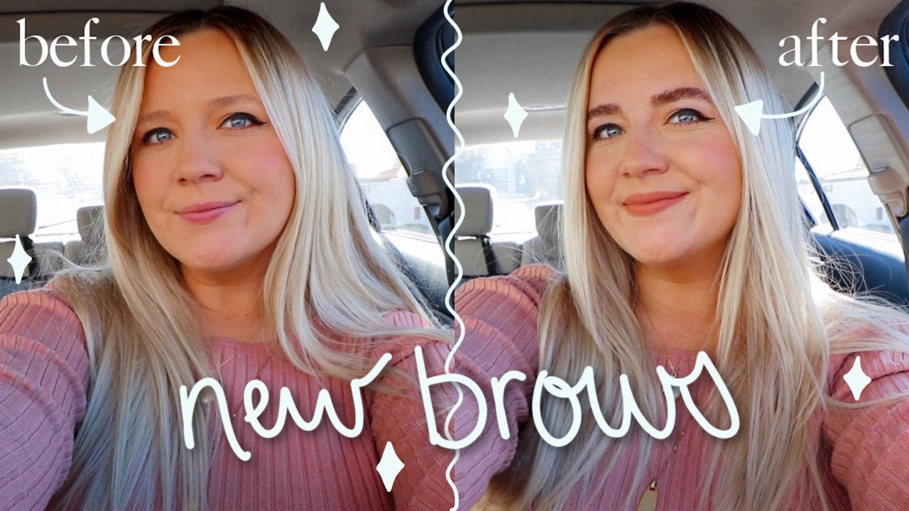 getting my eyebrows laminated! & whole foods haul 🌱