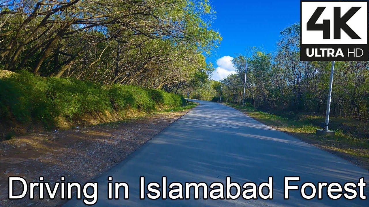 4K Driving in Islamabad Forest / Islamabad Margalla Hills / Islamabad City 2022