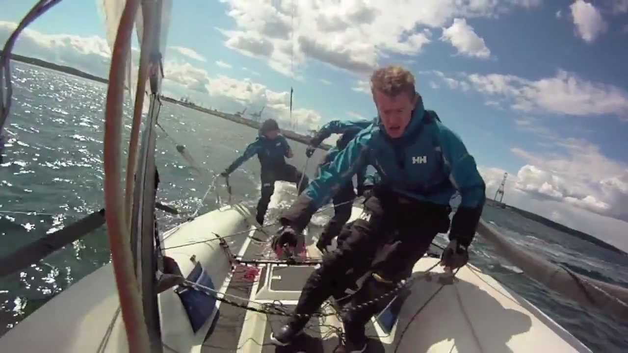 Melges 24 downwind 17 knots HD 720p