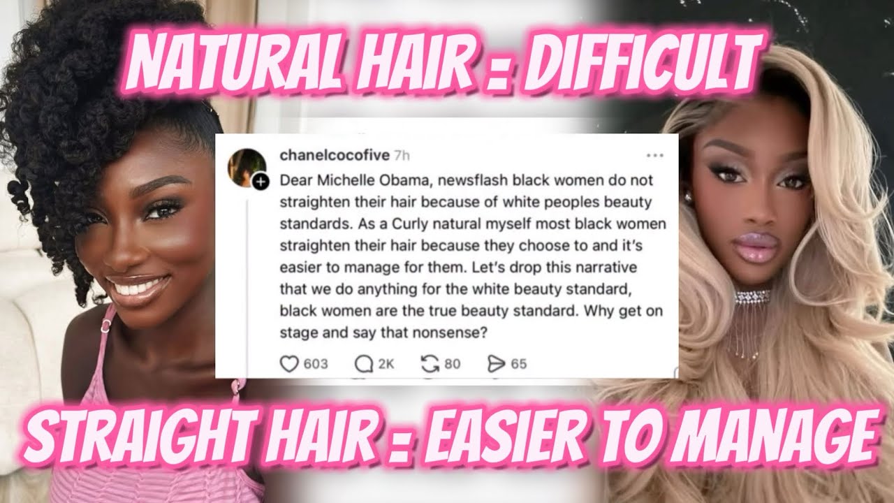 Psychologist ￼explains why BW AVOID their hair for &ldquo;Convenience&rdquo;￼￼
