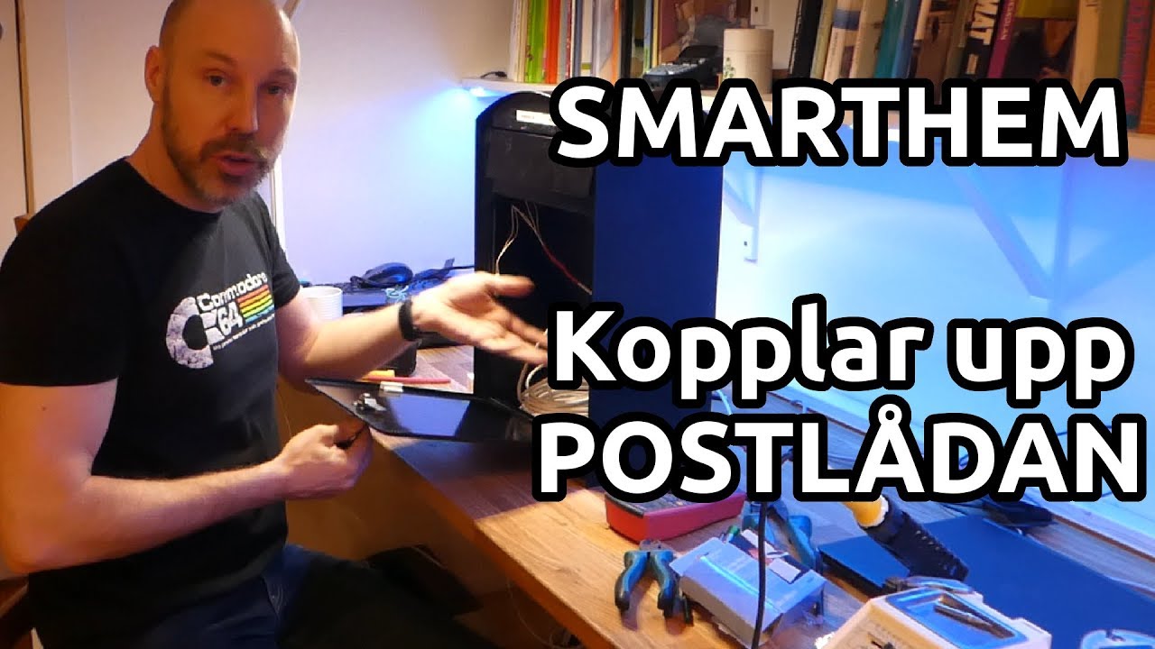 Jag kopplar upp brevlådan till mitt Z-wave nätverk