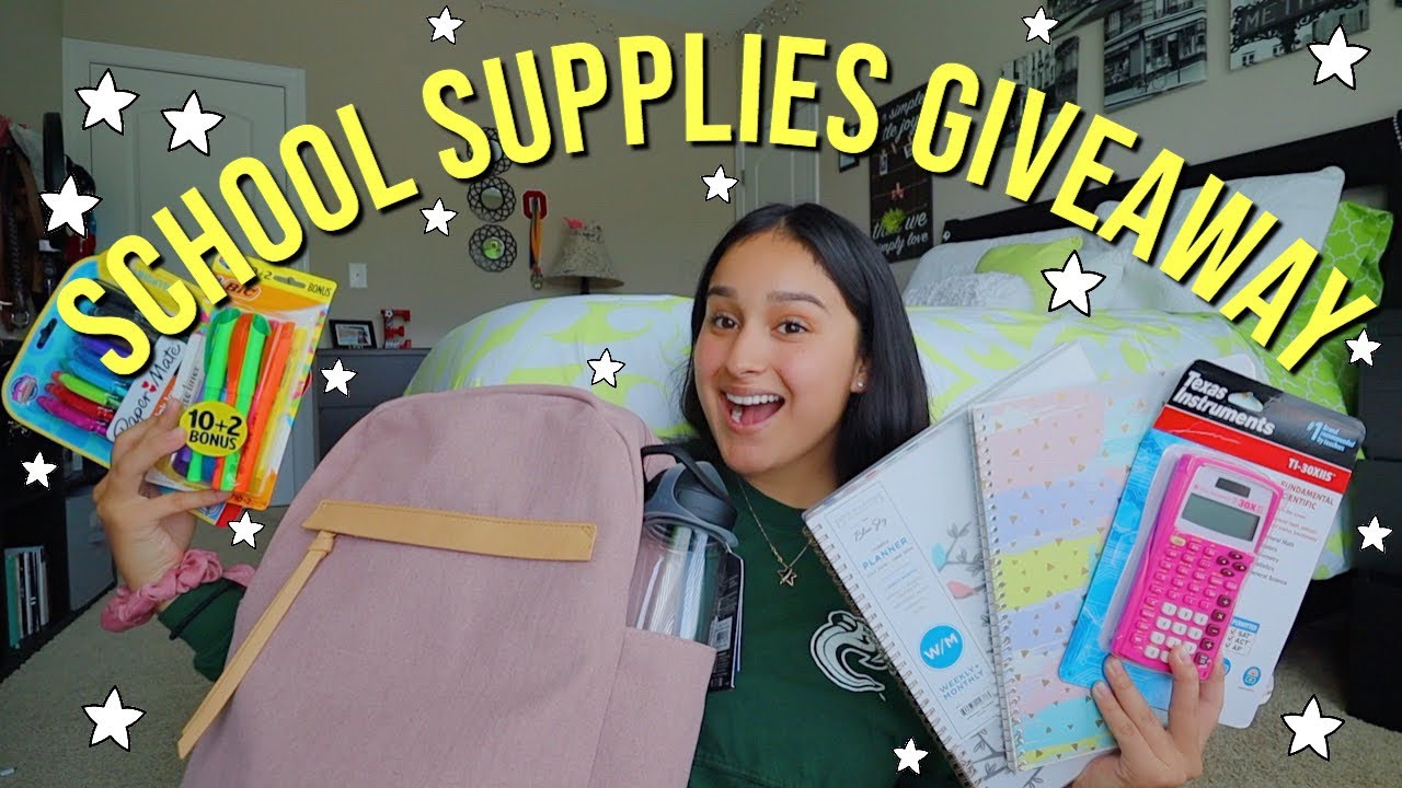 SCHOOL SUPPLIES HAUL | GIVEAWAY CLOSED