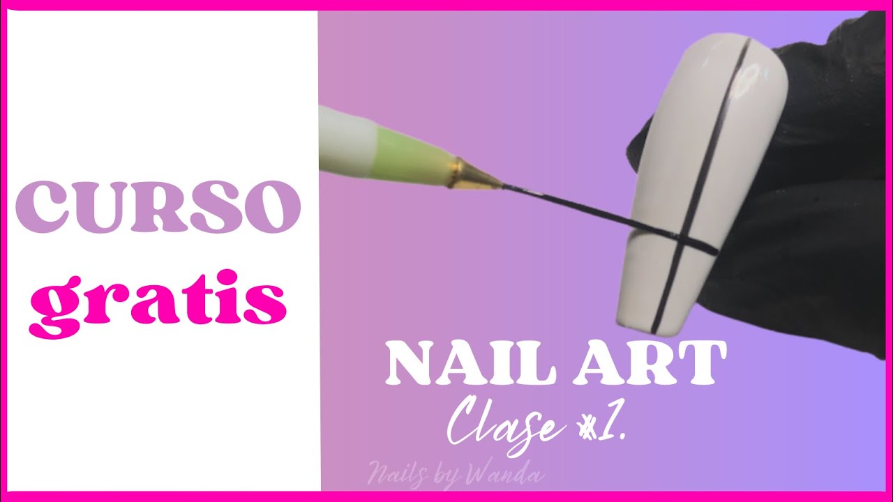 ✅ CÓMO hacer LÍNEAS perfectas en las UÑAS ✨ /Clase #1/🔥CURSO GRATIS de NAIL ART