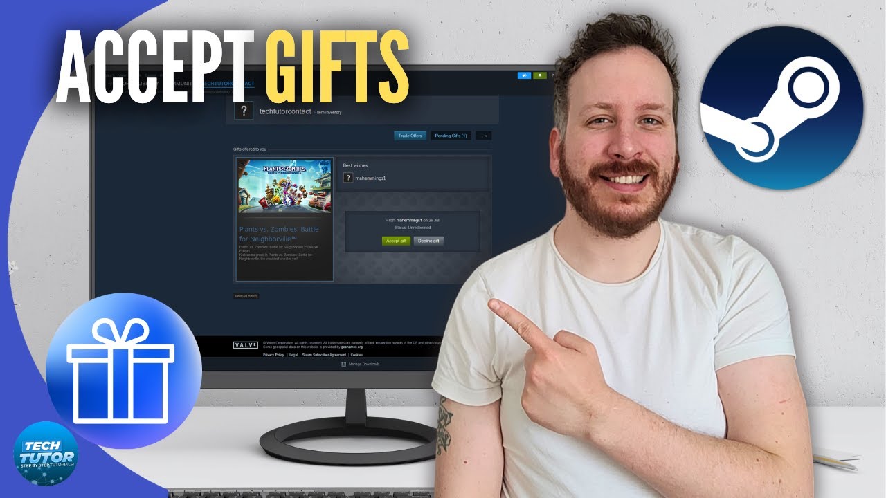 How To Accept Gifts On Steam