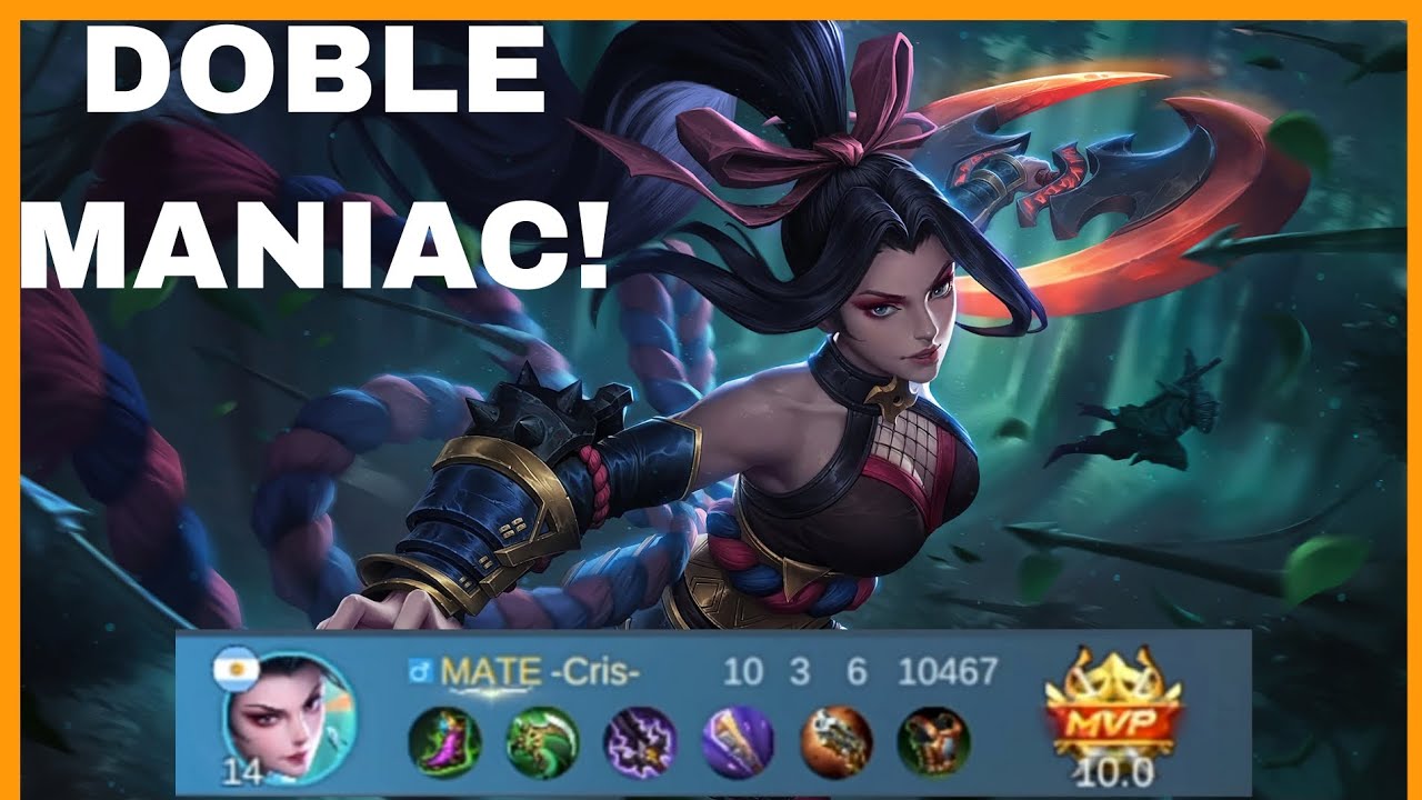 PARTIDA CON HANABI EN RANK. MOBILE LEGENDS 2024.