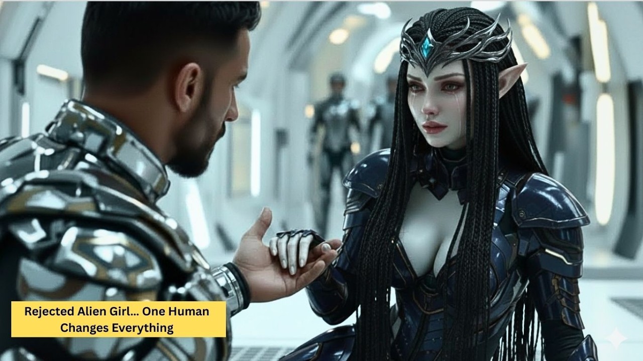Title: “No One Wants Me…” the Alien Girl Cried Alone — Then a Human Said, ‘Come Home With Me’