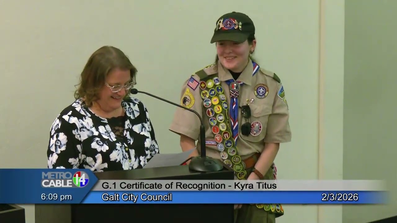 Galt City Council - February 3, 2026