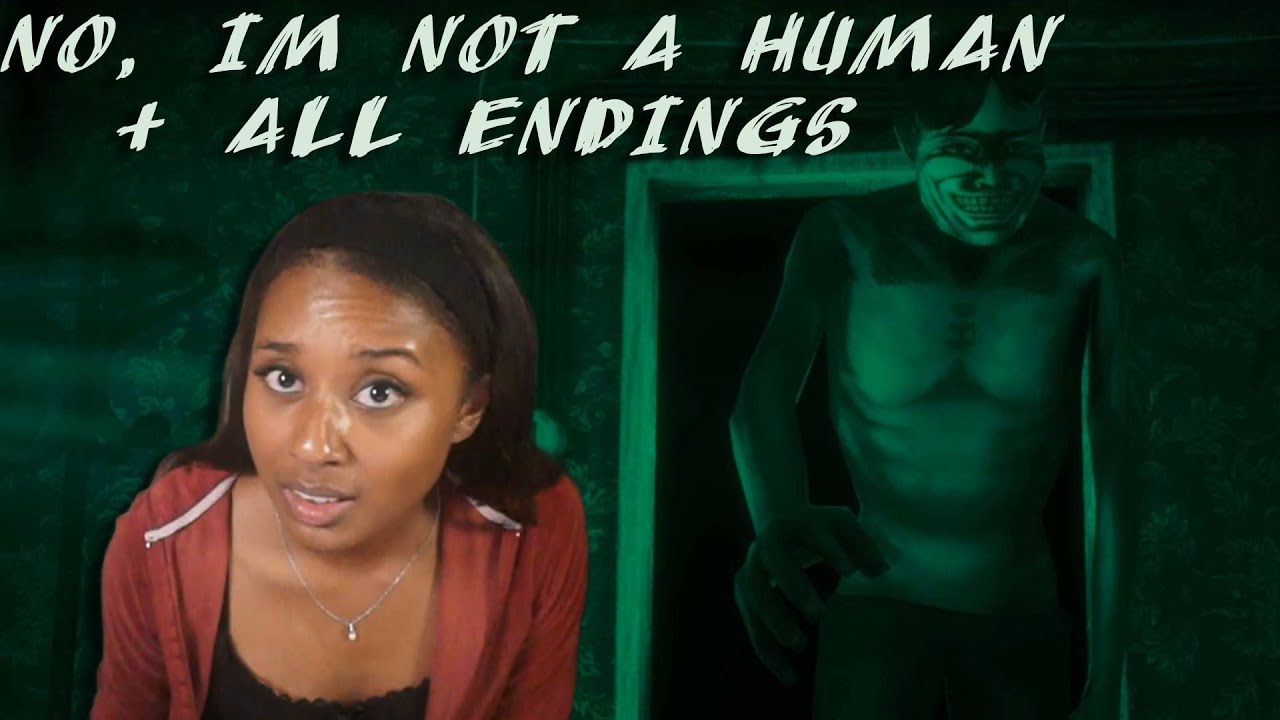 I GOT A BORING ENDING SO NOW WE HAVE TO SEE ALL THE ENDINGS!| NO IM NOT A HUMAN PT2 +  ALL ENDINGS