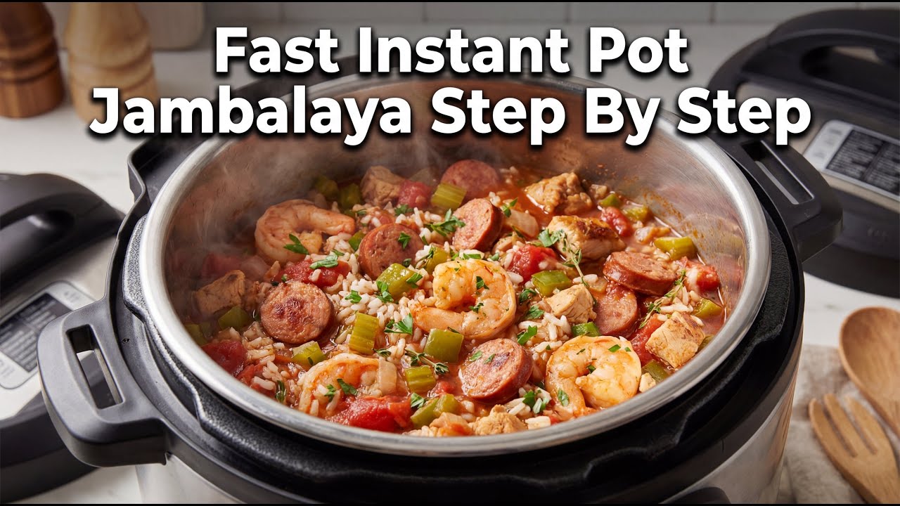 Fast Instant Pot Jambalaya Cooking Guide Step By Step