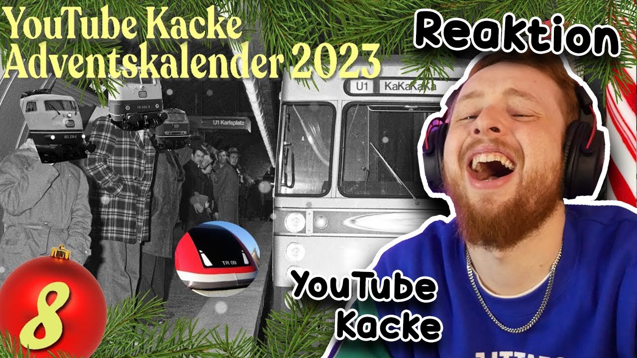 Reaktion auf YOUTUBE KACKE klassische Bahnansagen von U-Bahn Wien -Adventskalender 2023 #08 😅