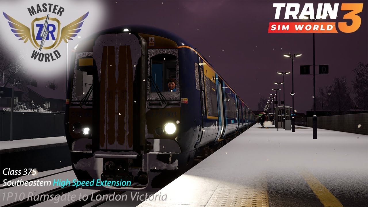 1P10 Ramsgate to London Victoria - Southeastern High Speed - Class 375 - Train Sim World 3