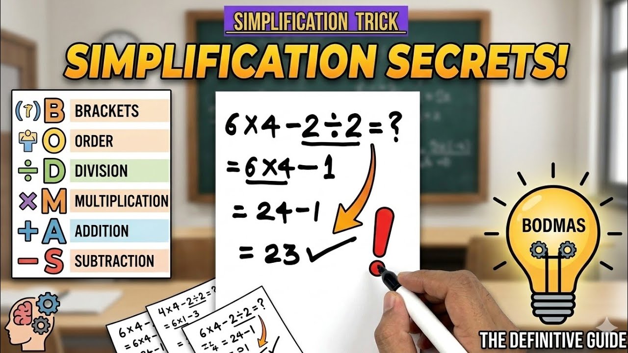 Simplification trick | सरलीकरण | How to do simplification? 