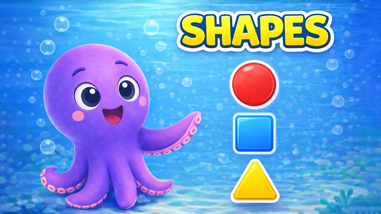 Learn Shapes for Kids | Montessori Shape Learning with Tako