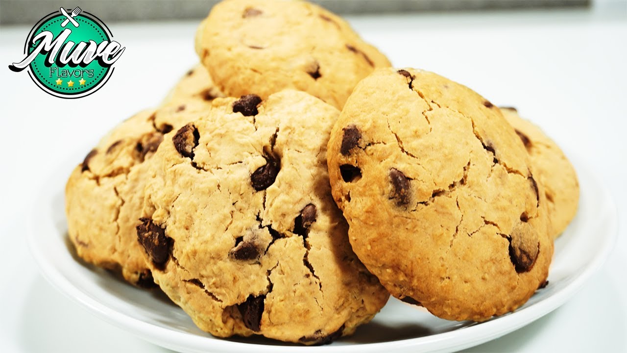 Galletas de AVENA y chispas de CHOCOLATE | Receta Fácil | Muve Flavors