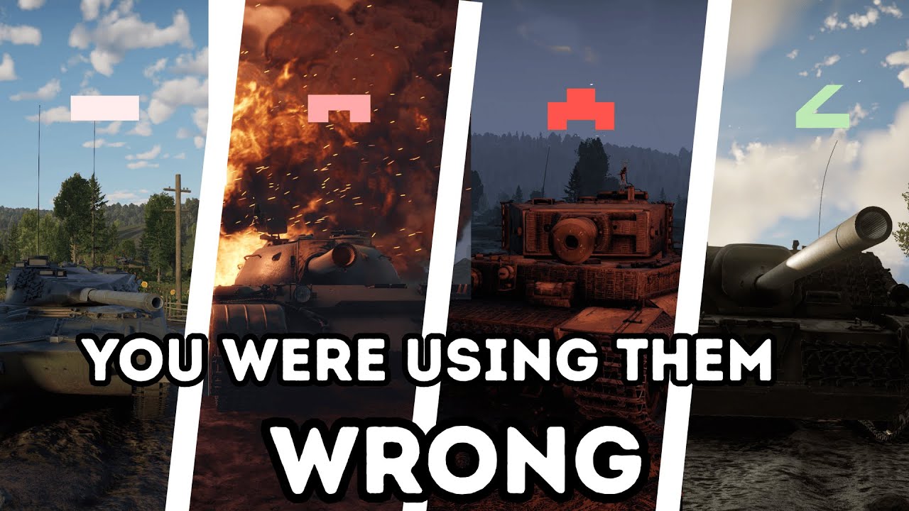 How to use different types of tanks in War Thunder