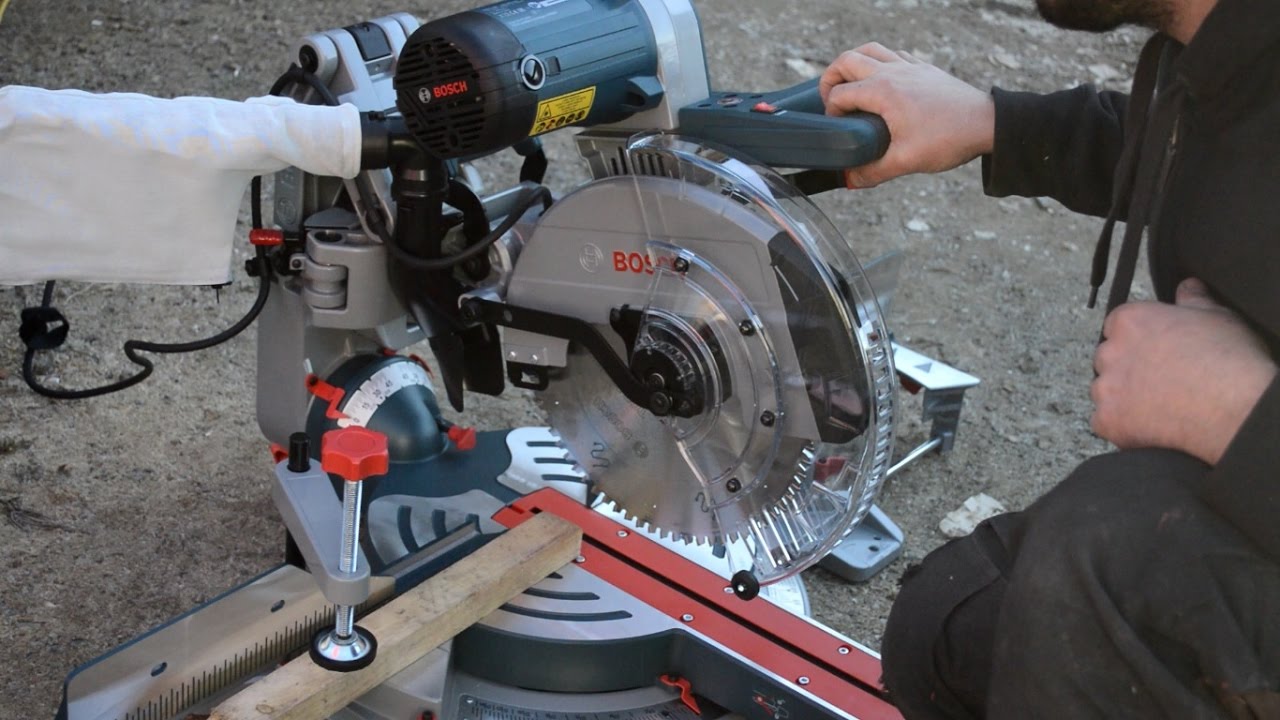 déballage scie à onglet radiale Bosch GCM 12 GDL Unboxing