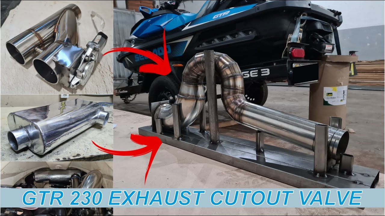 Jet Ski Sea Doo GTR 230 com Escapamento Direto e Difusor