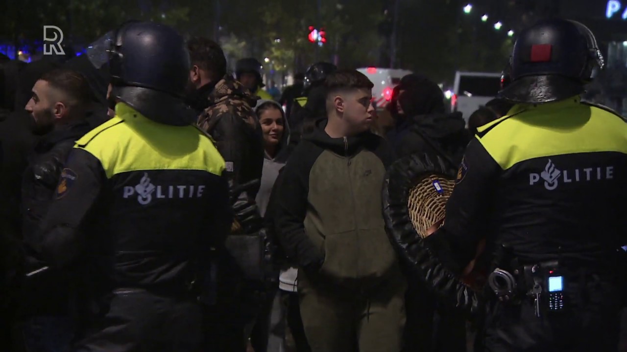 Grimmige sfeer en aanhoudingen bij demonstratie tussen Koerden en Turken