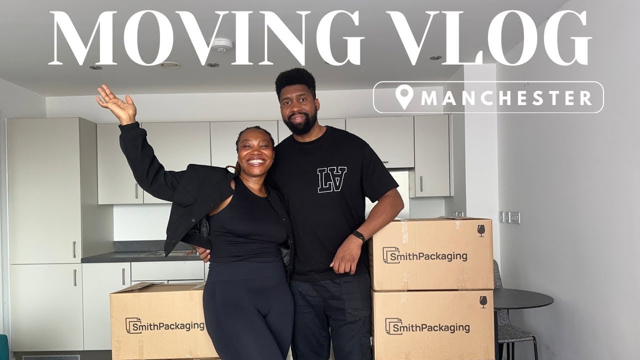 Moving into our BRAND NEW APARTMENT in Manchester | MOVING VLOG