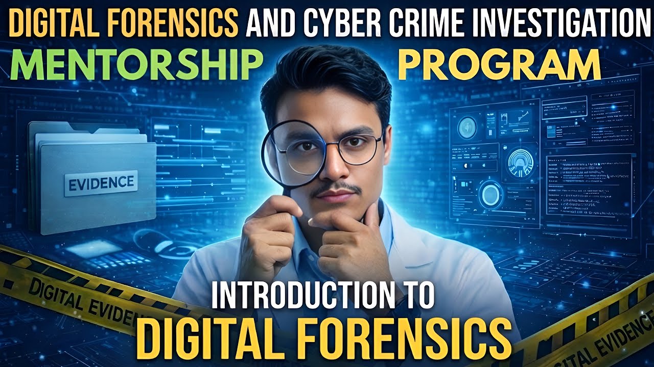 Digital Forensics Full Course in Hindi | Introduction to Cyber Crime Investigation | Course Launch!
