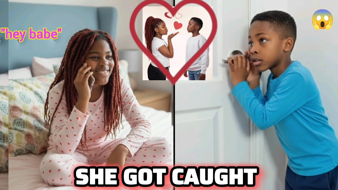 I CAUGHT My BIG SISTER On The PHONE With HER CRUSH 😱
