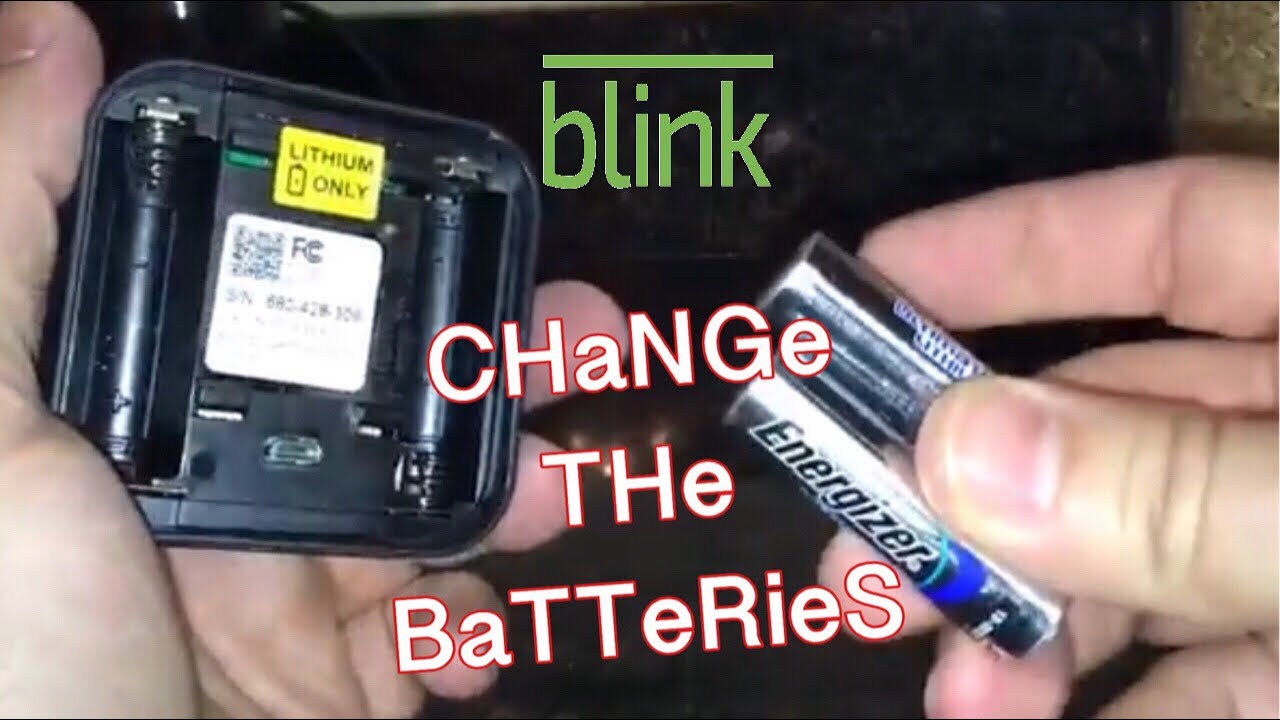 Как заменить батареи в камере Blink XT