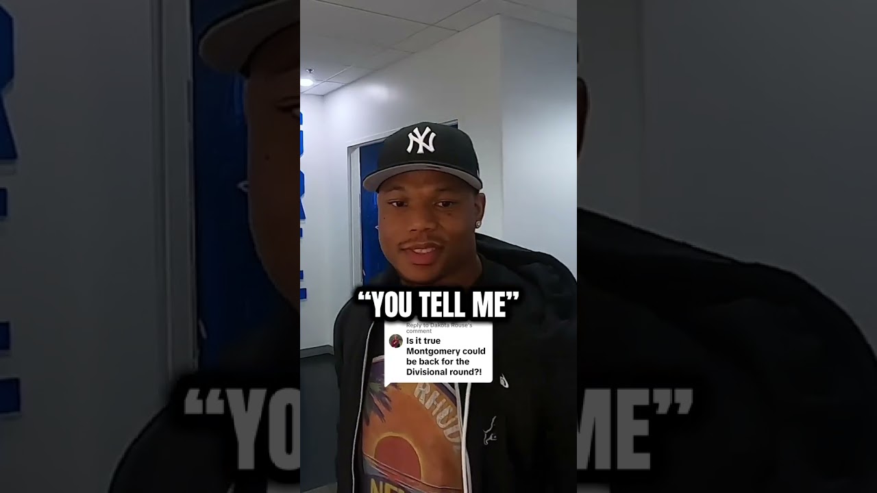 David Montgomery is jokes 🤣 (via @Detroitlions/TT)