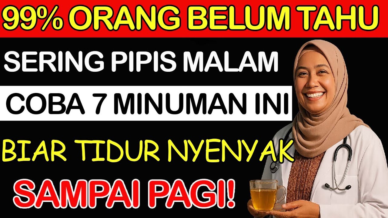Kencing Malam? Ini 7 Minuman Alami – TIPE 2 Jangan Lewatkan! |Makanan Alami Lansia
