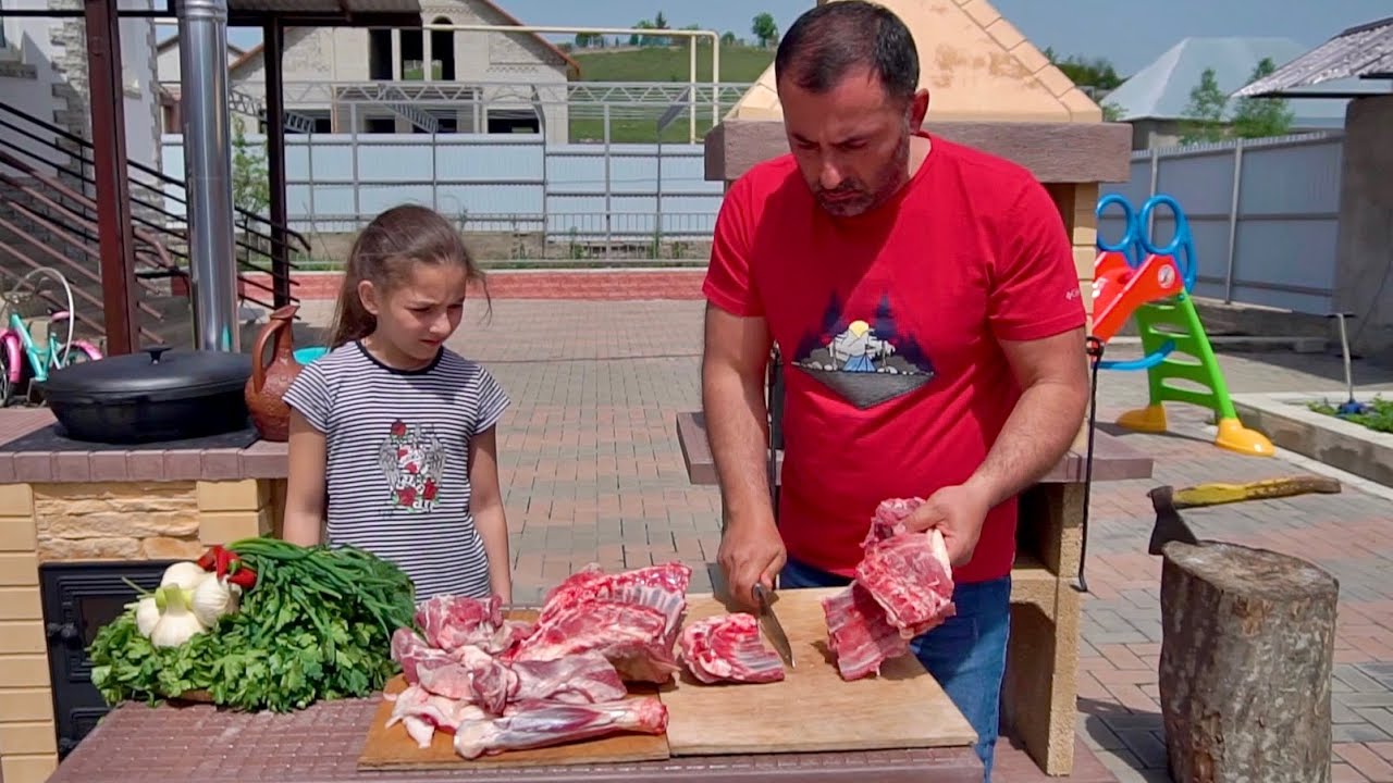 МЯСНОЙ СУП. БАРАНИНА С ЗЕЛЕНИЮ
