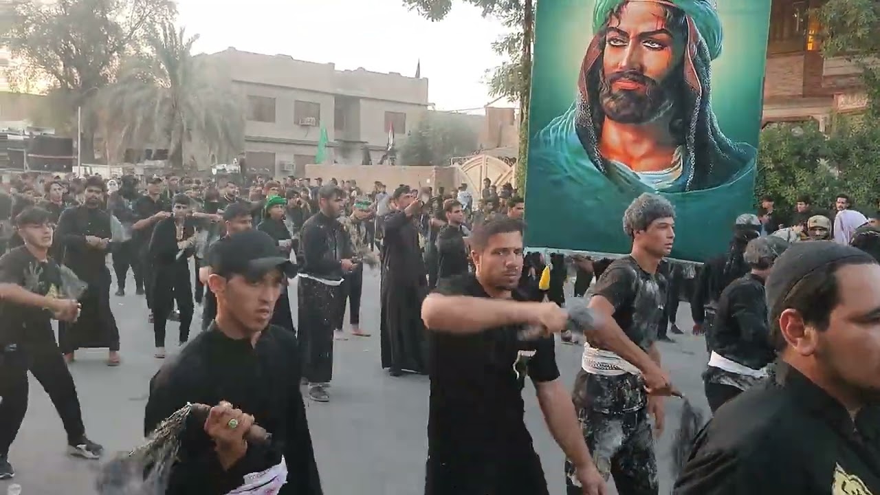 موكب شباب السبطين السماوة القشله الصوب الصغير يوم 7محرم