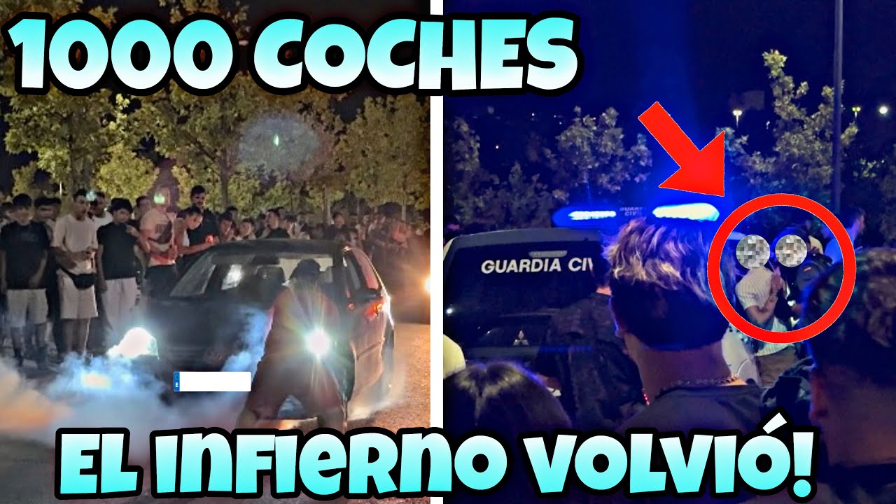 ASÍ LA LIAMOS EN UNA KDD CON MÁS DE 1000 COCHES | DETIENEN A UNA PERSONA | MADRID 