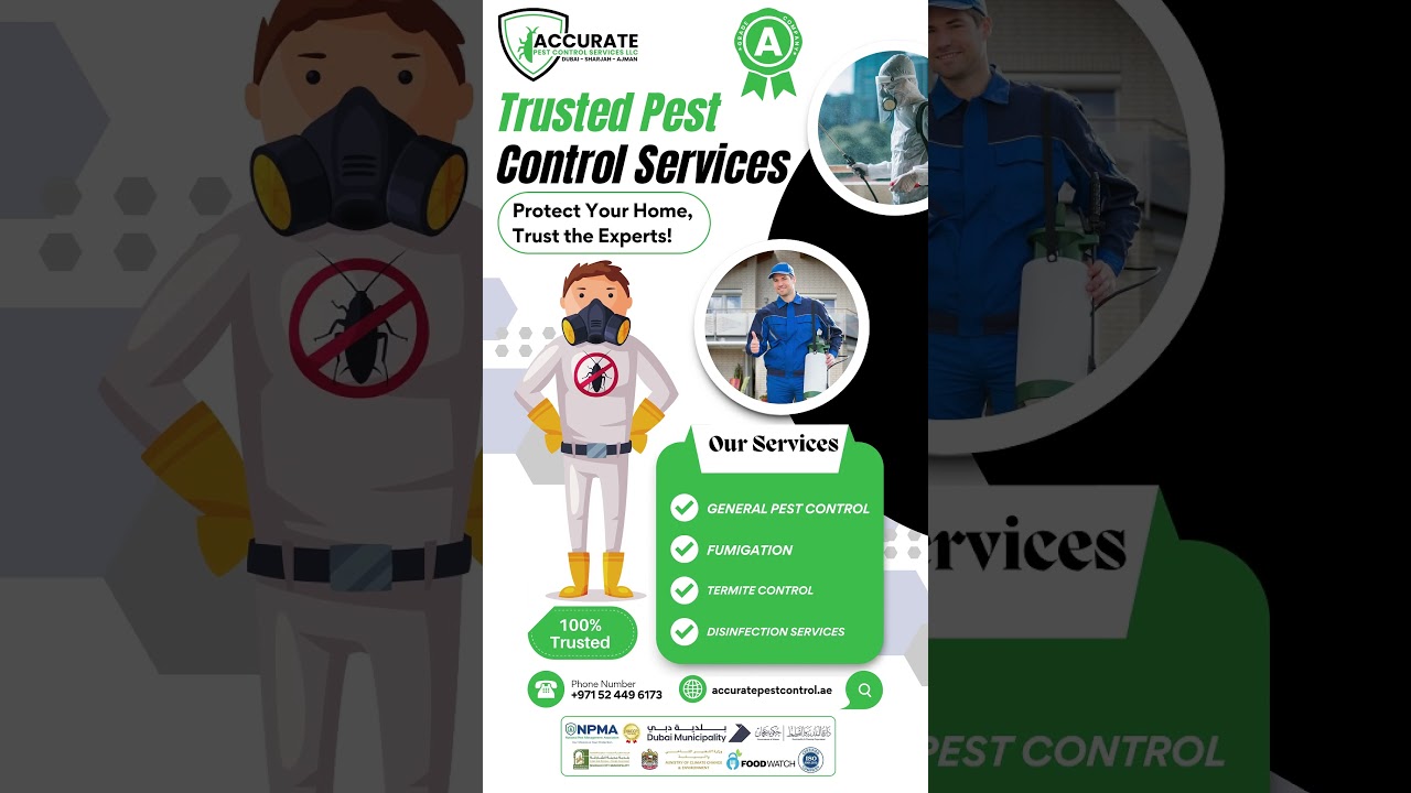 Trusted Pest Control Service in Dubai | A-Grade Company for Pest-Free Living. #dubai #Ajman #sharjah