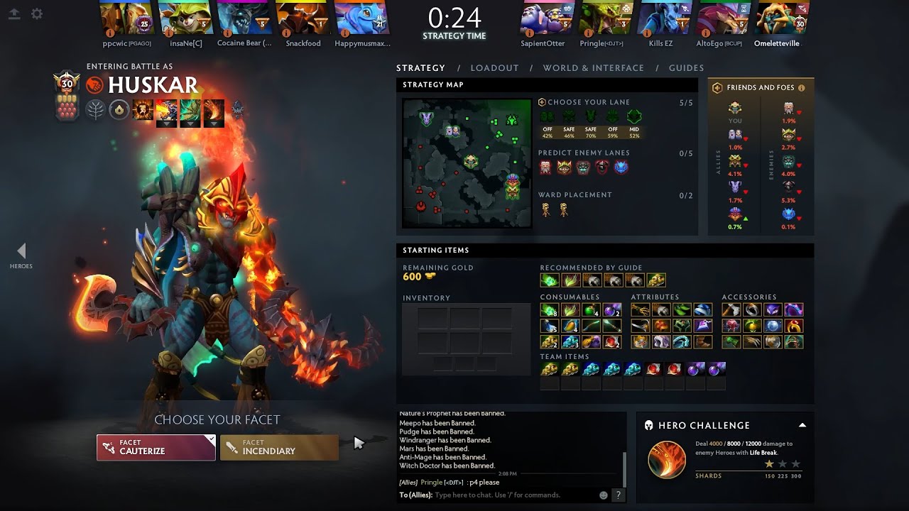 Dota 2 - Unranked Huskar Pub with Commentary