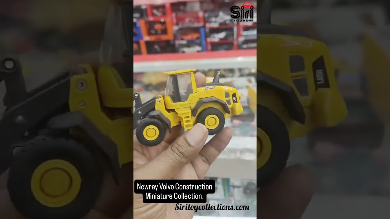 Newray Volvo Construction Miniature Collection 🚧 #siritoycollections