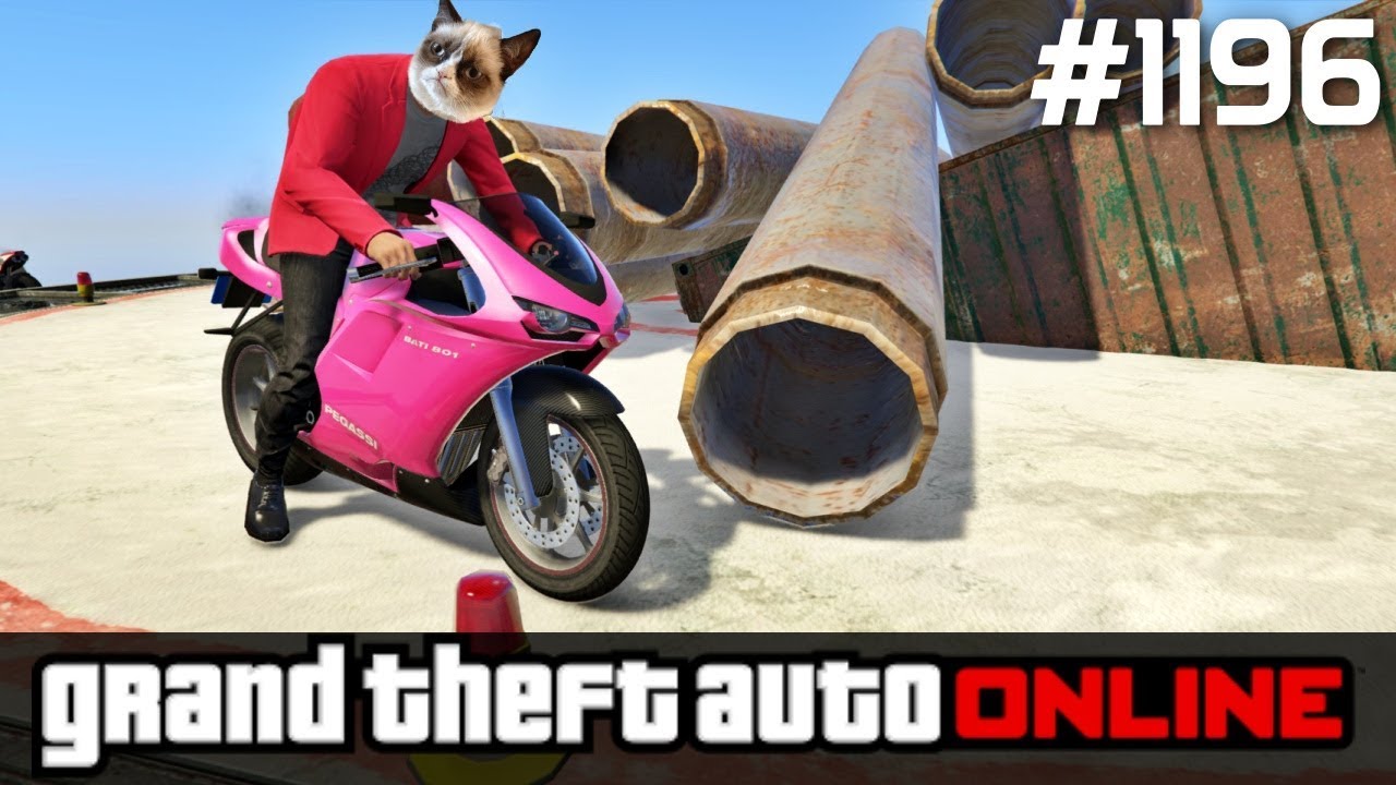 GTA 5 PC Online Po Polsku [#1196] SKILL Test - Spadające RURY! /z Bertbert