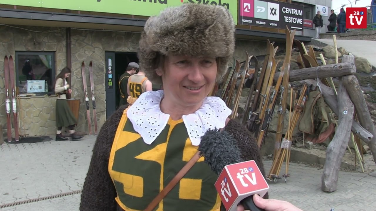 Rywalizacja z przymrużeniem oka i na wesoło. Retro Wyczyn na stoku narciarskim Kasina Ski